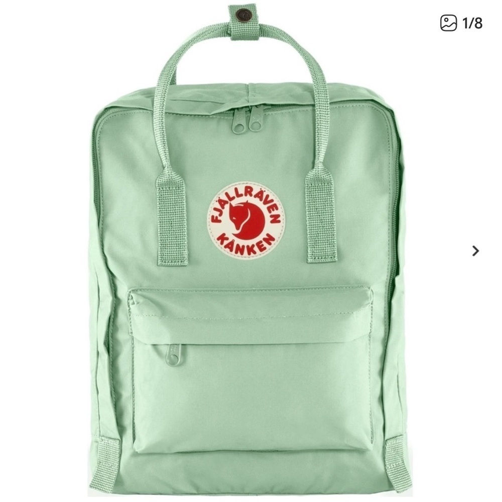 Fjallraven Kanken Classic Bag Bookbag Back Pack Mint Green Outdoor GORP Core
